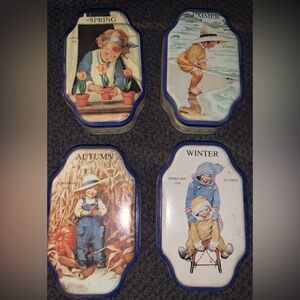 Vintage Good Housekeeping Tin Set